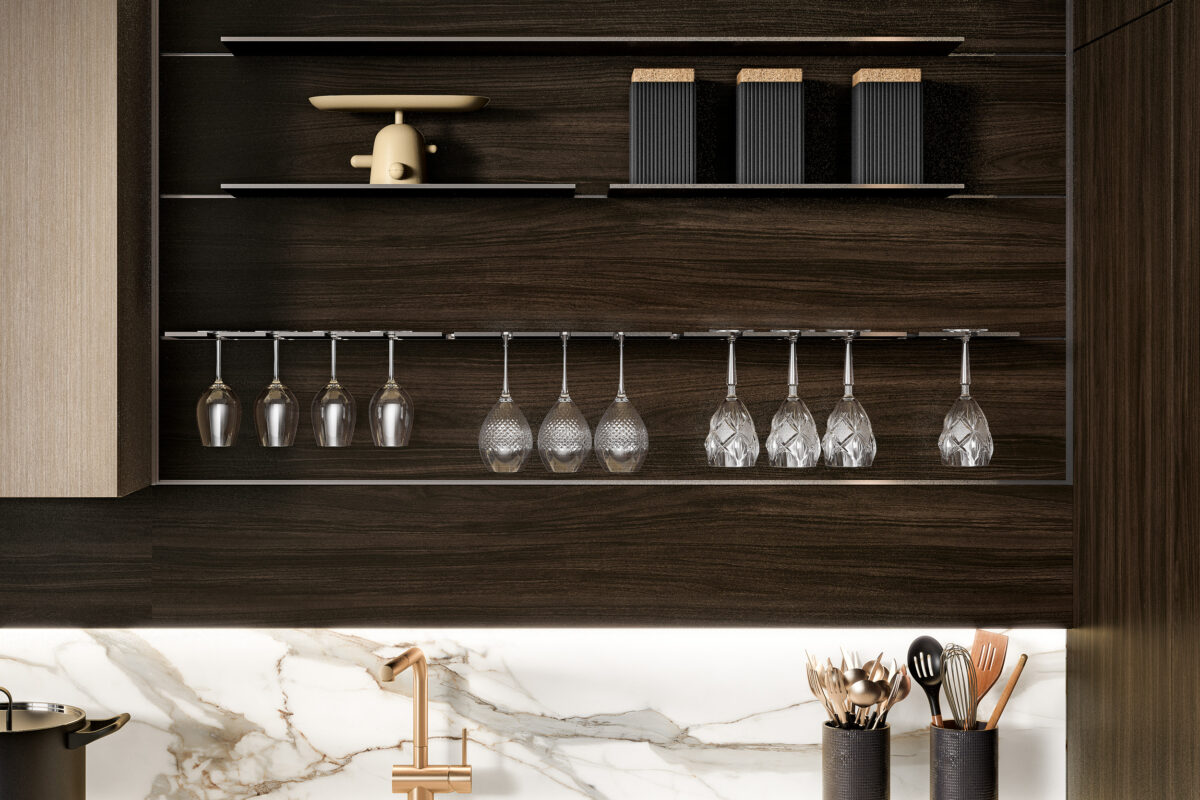 NUOVE TENDENZE IN CUCINA: LA BOISERIE ATTREZZATA - Mobilegno